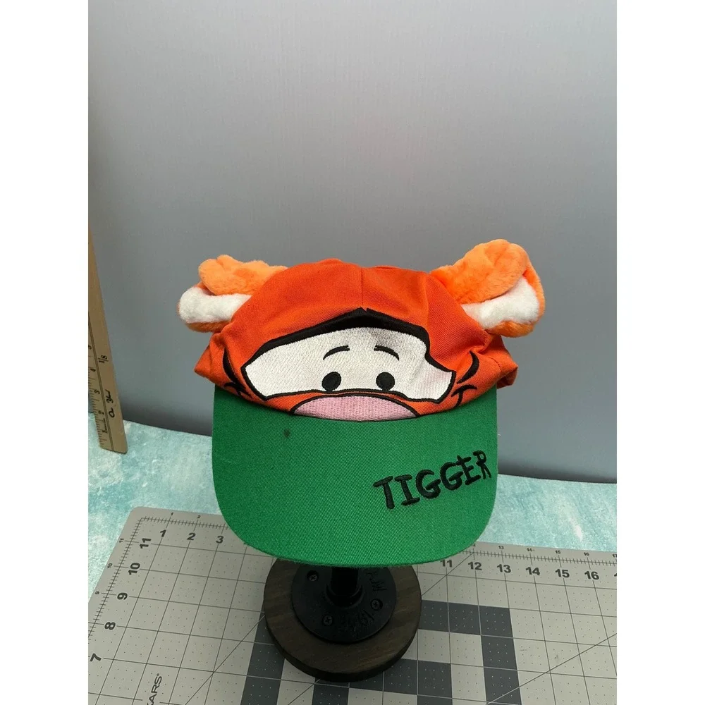 Disneyland Tigger Toddler Hat Plush Ears Tail Winnie the Pooh Orange Green